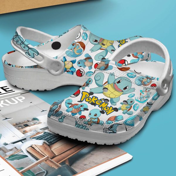 image 336, Funny Pokemon Squirtle Anime Crocs For Adults, Perfect For Outdoor Activity, Adult, Funny