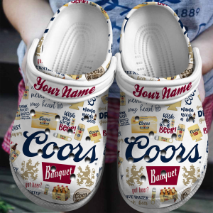image 378, Comfort Clogs Love Coors Beer Unisex Crocs – Easy To Clean, Comfort, Unisex