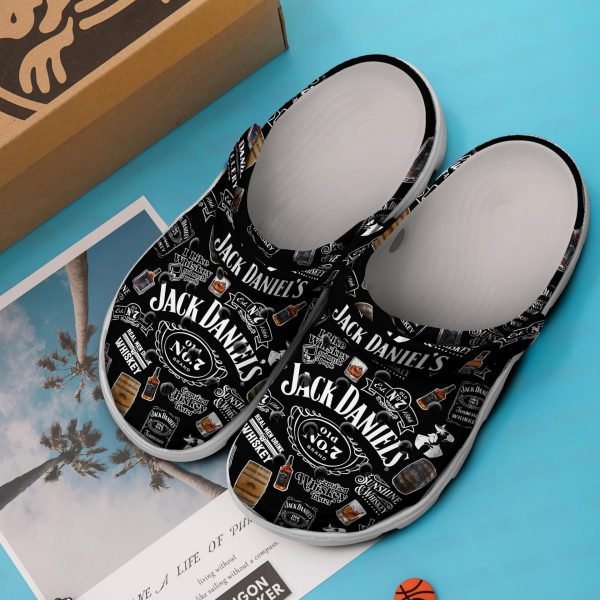 image 381, Real Men Drink Whiskey Crocs, Jack Daniel’s Whiskey Crocs For Alcohol Drink Lovers, Lightweight And Durable for Outdoor Walking!, Durable, Lightweight, Men