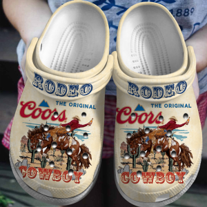 image 406, The Original Coors Cowboy Rodeo Crocs, Limited Edition Vintage Adult Crocs, Adult, Limited Edition