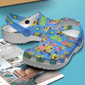 image 436, Spongebob Squarepants Bikini Bottom Crocs, Comfortable Cartoon Crocs For Adults, Adult, Comfortable