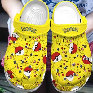 image 45 1, Special Design And Funny Pokemon Pikachu Pokeball Crocs, Easy To Buy, Funny, Special