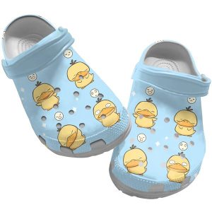 image 45, Cute And Safety Pokemon Psyduck Anime Crocs, Buy More Save More, Cute, Safety