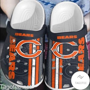 image 46 33, Bears Dark Color Chicago Bears Clogs, Comfort Crocs For Adult, Adult, Comfort