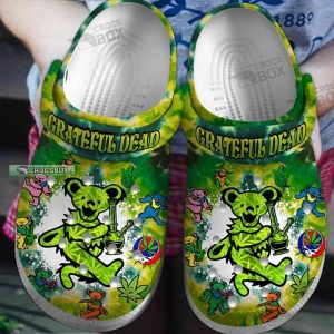 image 46 5, Classic Grateful Dead Bear Weed Funny Clog Unisex Adult Crocs Ultra Light Water-Friendly Sandals, Adult, Classic, Funny, Unisex