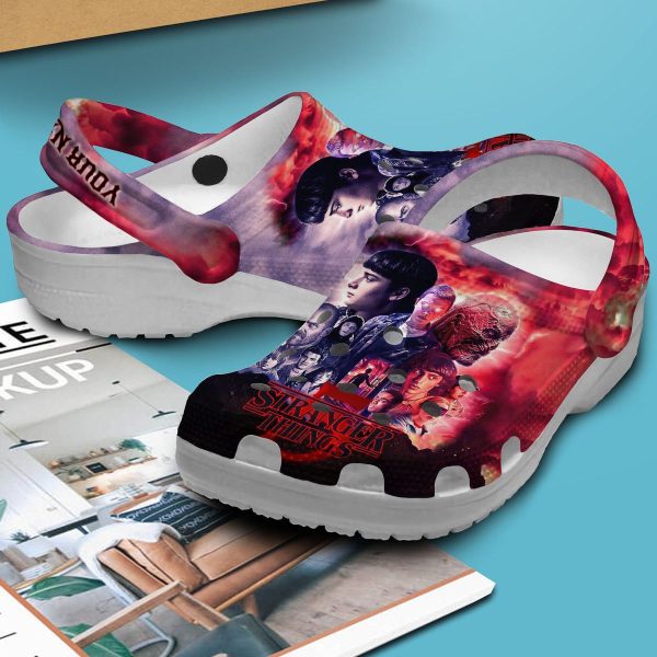 image 484, New Edition Of Stranger Things Movie Series Crocs, Easy To Clean!, New
