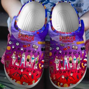 image 508, Friends Don’t Lie Stranger Things Characters Crocs Adult, Adult