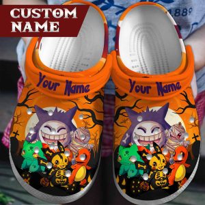 image 52 1, Personalized Limited Edition Happy Halloween Pokemon Crocs, Fast Delivery Worldwide, Cute, Personalized
