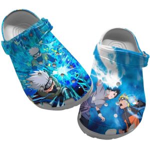 image 60 1, Naruto Blue Crocs, Naruto Crocs, Japanese Anime Crocs, Order Now For A Special Discount, Blue, Special