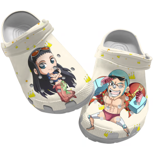 image 608, Fuzzy And Lightweight One Piece Anime Characters Crocs, Great Gift For Anime Fans, Fuzzy