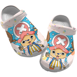 image 610, Cute Tony Tony Chopper Anime Crocs, One Piece Water-resistant Clogs, Cute, Water-Resistant