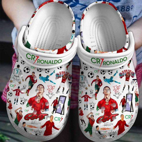 image 63 1 3, For Football Fans, Special Design Good-looking And Limited Edition Football Star CR7 Crocs, Buy More Save More!, Good-looking, Limited Edition, Special
