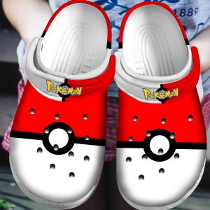image 64 1, Safety And Comfort Pokemon Ball Anime Crocs For Anime Fans, Comfort, Safety