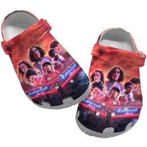 image 693, Star Court Crocs, Inspired By Stranger Things Film Slippers For Adult, Adult