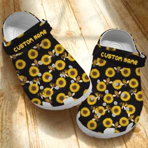 image 7 1, Personalized and Cheap Bee Pattern Crocs For Adult, Adult, Cheap, Personalized