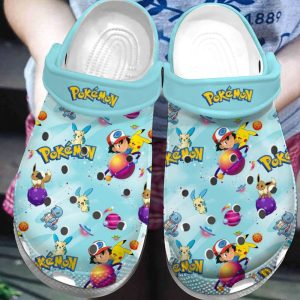 image 83 1, Pokemon Limited Edition Blue Crocs For Anime Fans, Blue, Limited Edition