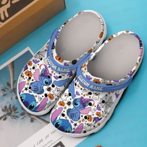 image 97 1, Personalized Disney Stitch Halloween Crocs For Kids And Adults, Easy To Take On And Take Off!, Adult, Kids, Personalized