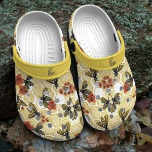 image 1, Special and Limited Edition Beehive Floral Crocs, Limited Edition, Special