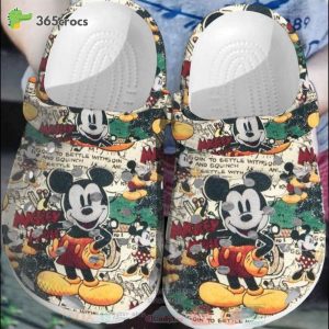 mickey mouse and minnie mouse cute crocs clog shoes 3459 ao5os, Vintage Soft Mickey Mouse & Mini Mouse Clogs, Amazing Adult Crocs, Adult, Soft