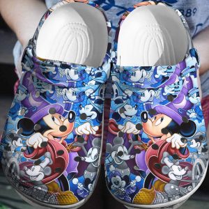 mickeys fun time mickey mouse 3d clog shoes 4284 lulgh, Blue Magical Mickey Mouse Classic Clogs, Perfect Crocs For You, Blue, Classic