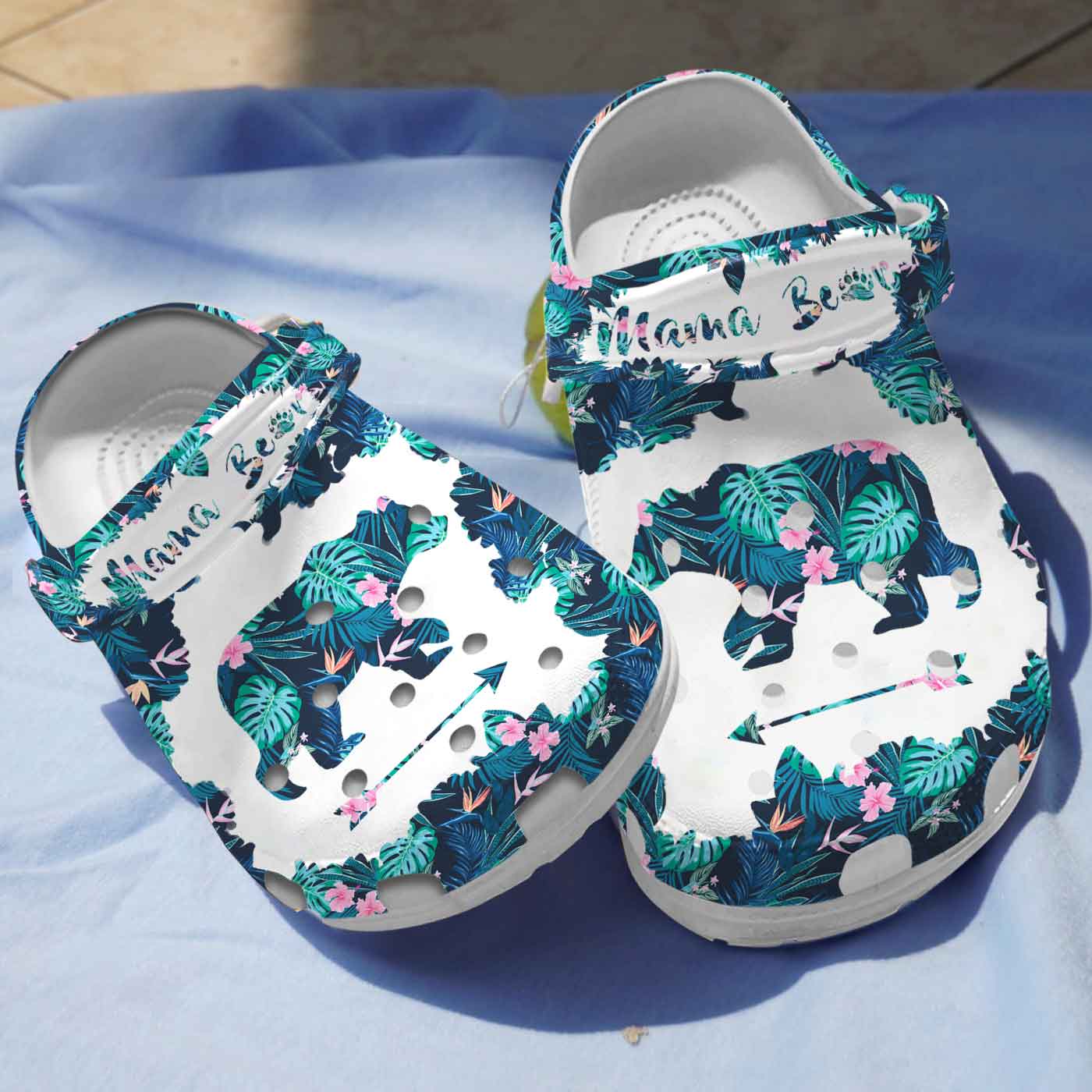 breathable lightweight and non slip flower mama bear mothers day life crocs safe for outdoor walking 1qthi