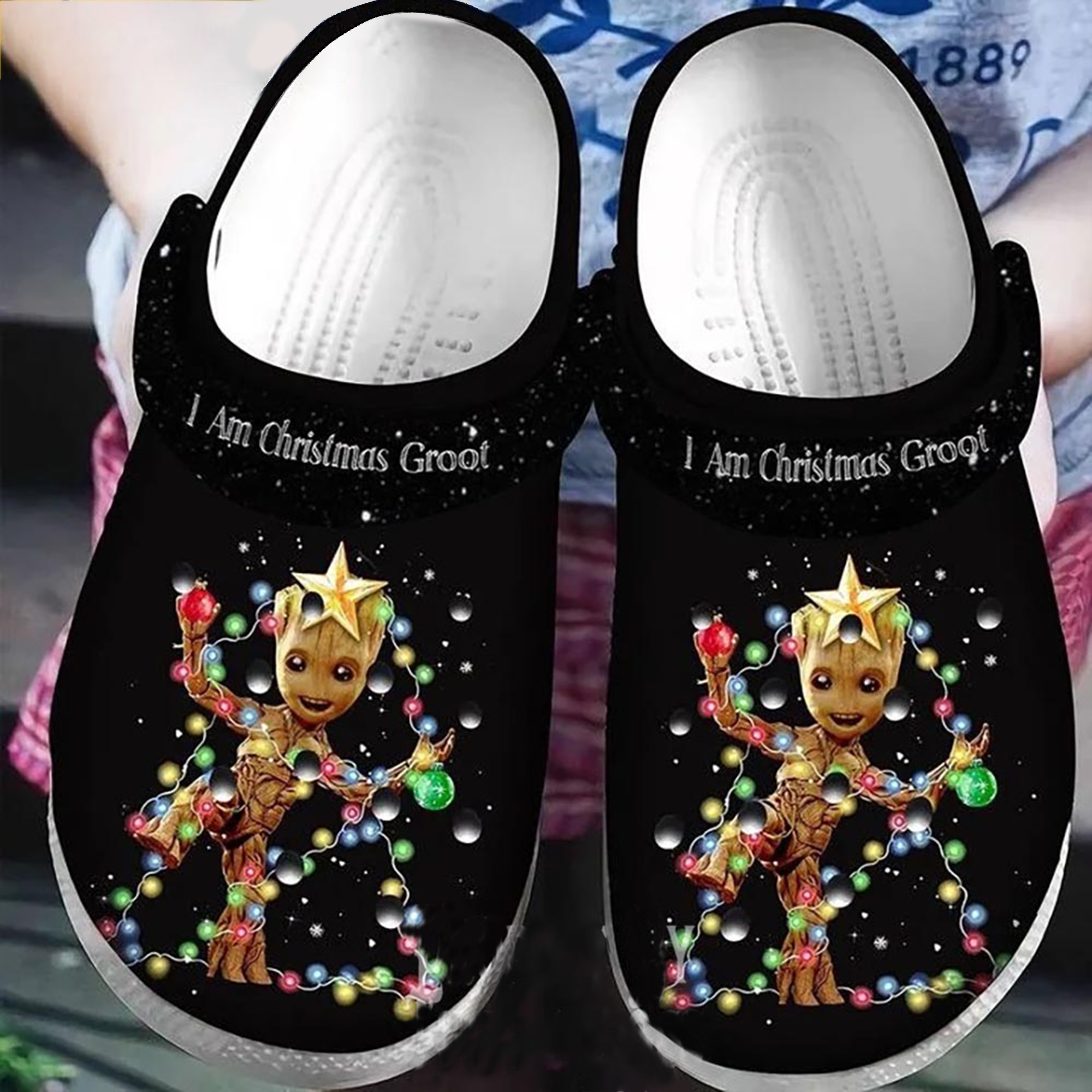 classic breathable and durable i am christmas groot crocs buy more save more ei18d