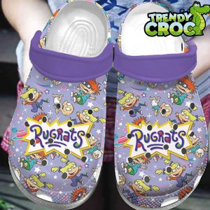durable lightweight and non slip the main characters with star on the purple crocs easy to clean cssut