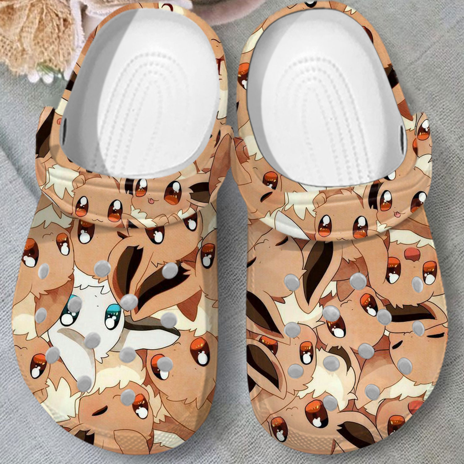 for pokemon fan adult unisex and breathable eevee collection crocs order now for a special discount sasb4