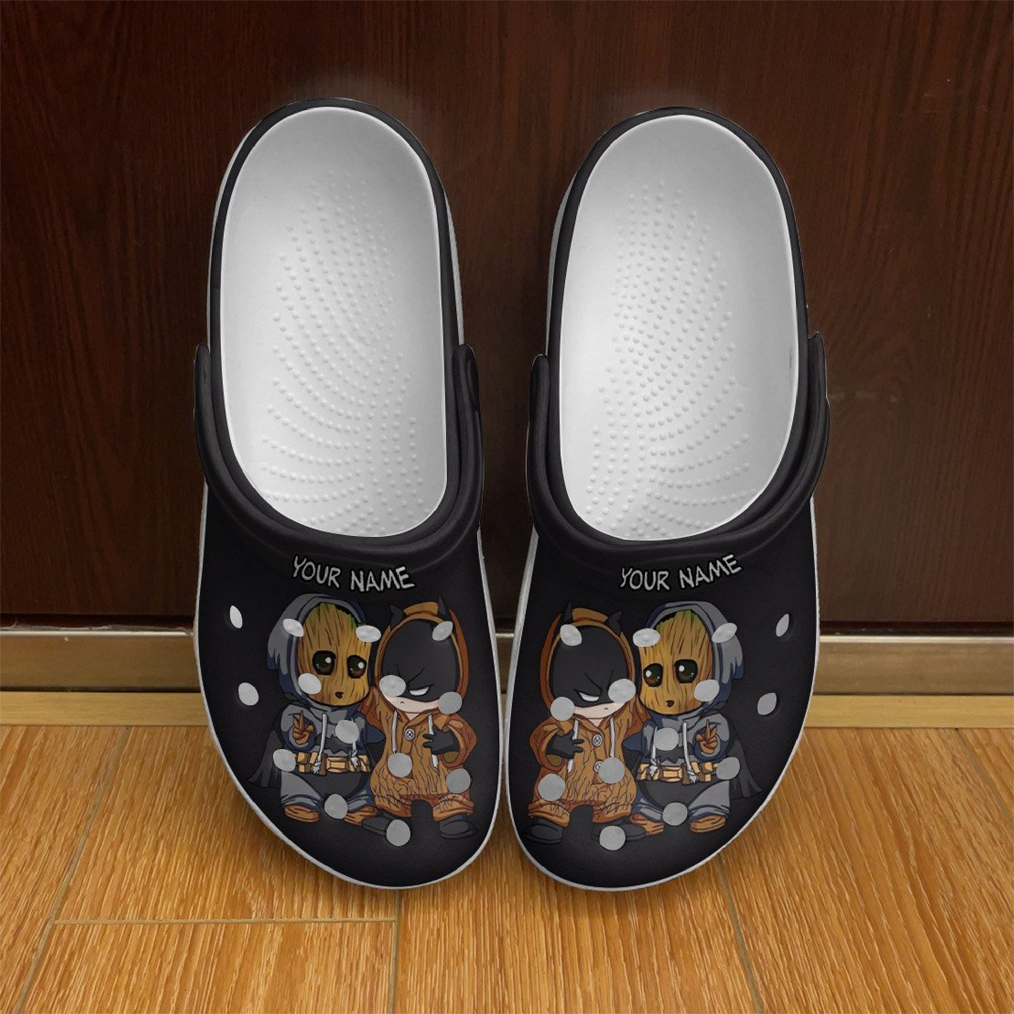 personalized breathable and durable groot and friends on the black crocs buy more save more sqjma