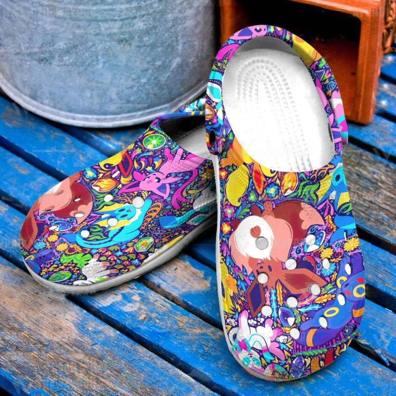 special design breathable colorful eevee collection crocs quick delivery available kag0w