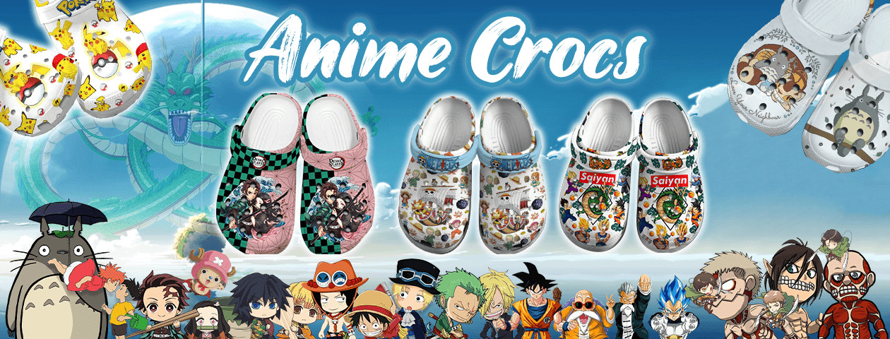 trendycroc.com anime crocs banner