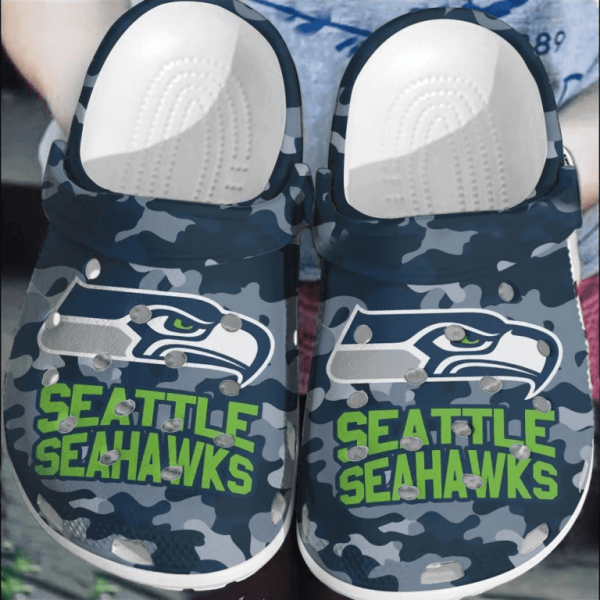 image 84, Eye-catching Seattle Seahawks NFL Unisex Crocs, Shop Now For A Special Discount, Eye-catching, Unisex