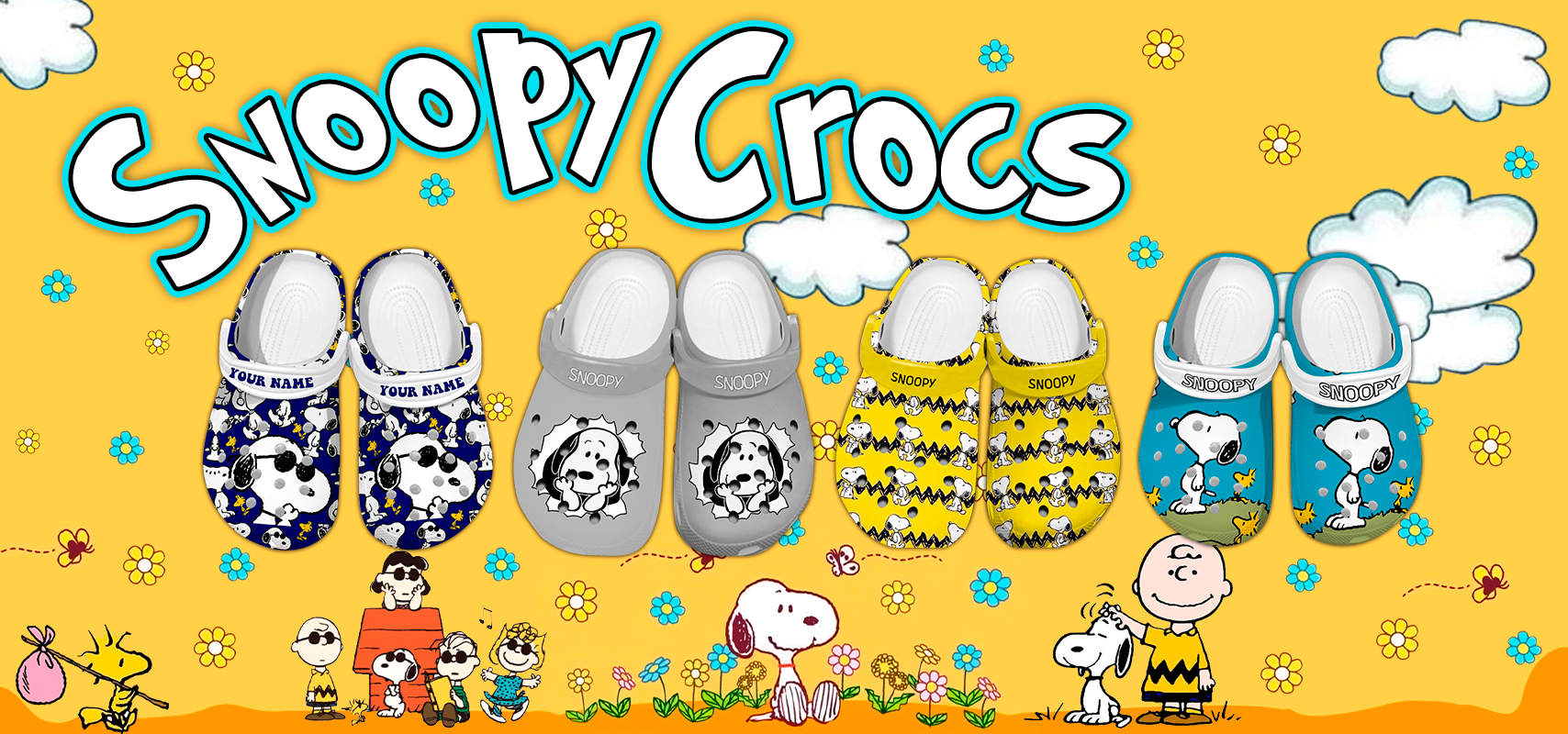 trendycroc.com Snoopy Crocs 1