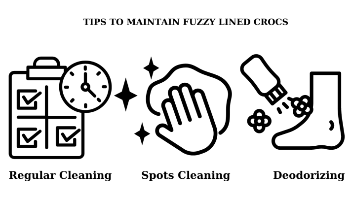 Tips to maintain fuzzy lined Crocs