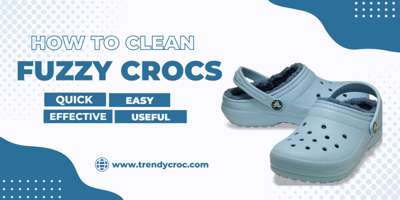 How to clean fuzzy Crocs trendycroc.com