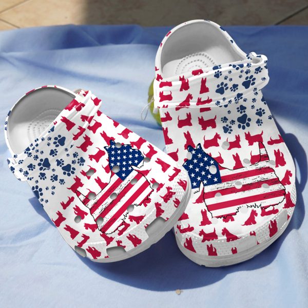 American Flag Crocs