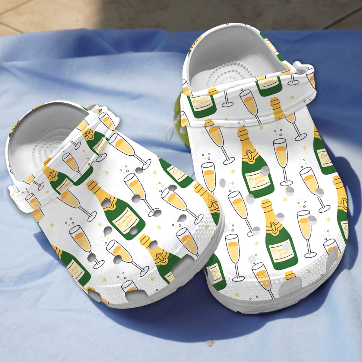 Champagne Crocs