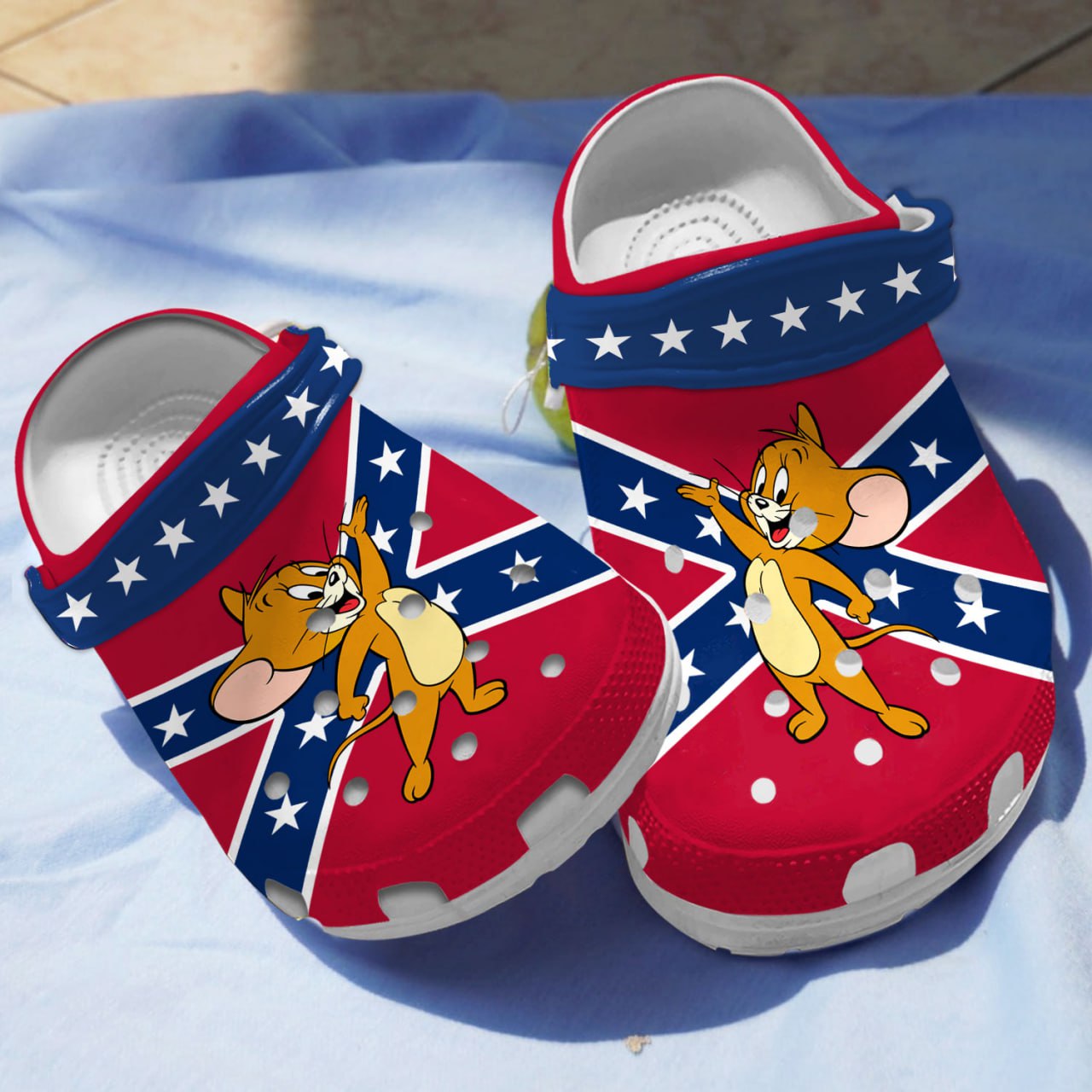 Flag Crocs