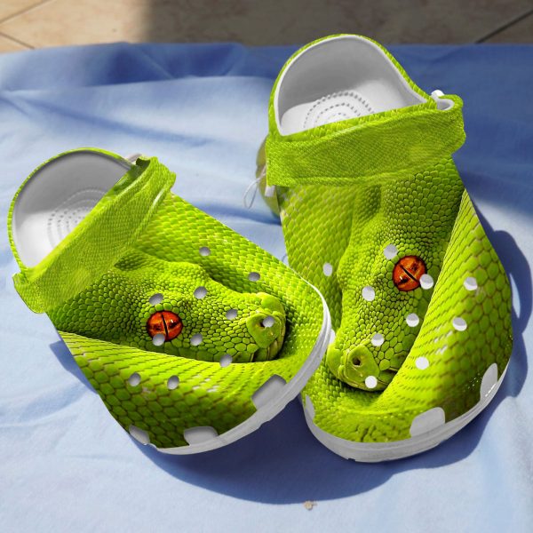 Snake Print Crocs