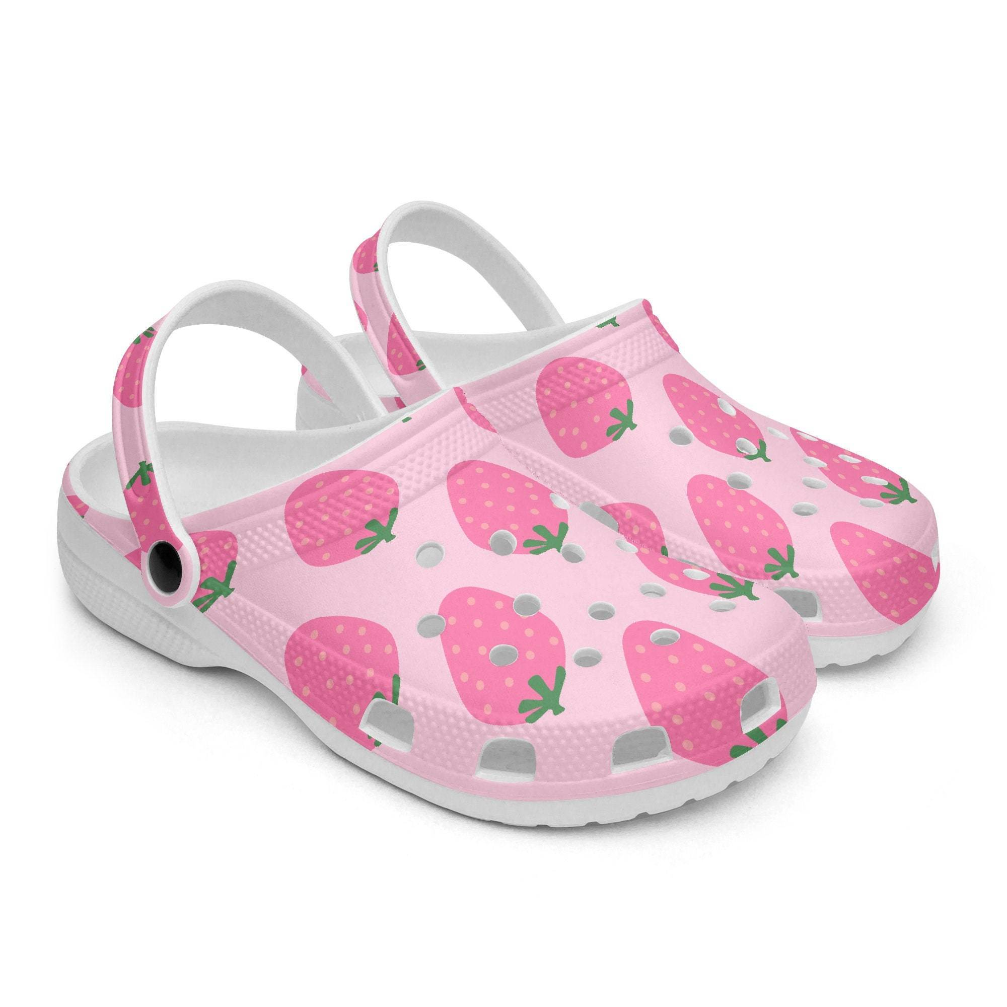 Strawberry Pink Crocs