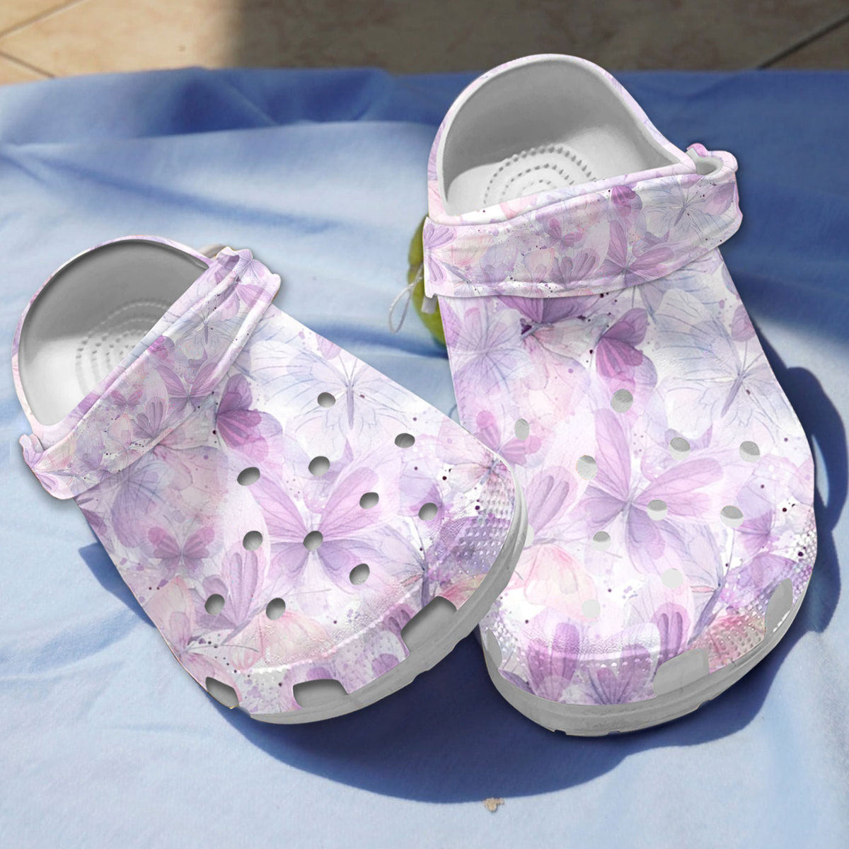 Lilac Crocs